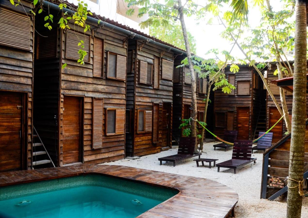 Aldea Tzunun Hotel Tulum Pueblo Buitenkant foto